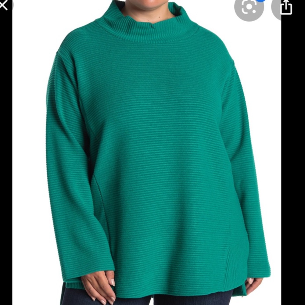 Melloday Teal Oversized Sweater NWT 1x